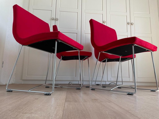Image 1 of 4x Ligne Roset Sala Stühle von Pascal Mourgue