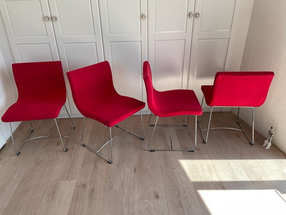 Image 1 of 4x Ligne Roset Sala Stühle von Pascal Mourgue