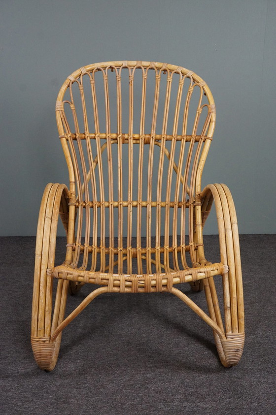 Image 1 of Vintage Rohé Noordwolde Rattan Sessel