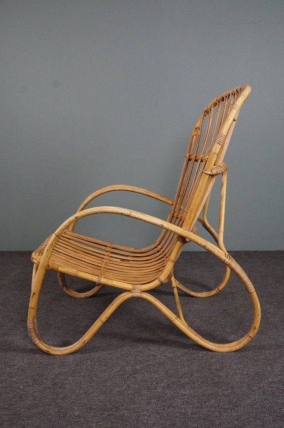 Image 1 of Vintage Rohé Noordwolde Rattan Sessel