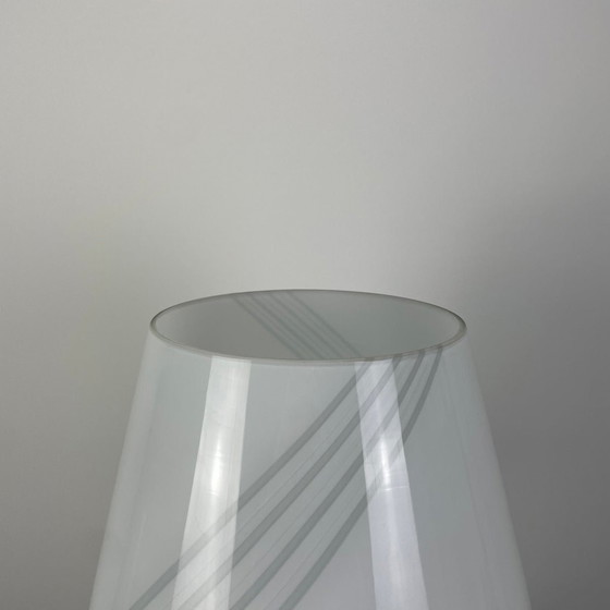 Image 1 of Große italienische Pilz-Tischlampe aus Muranoglas 1960er Jahre