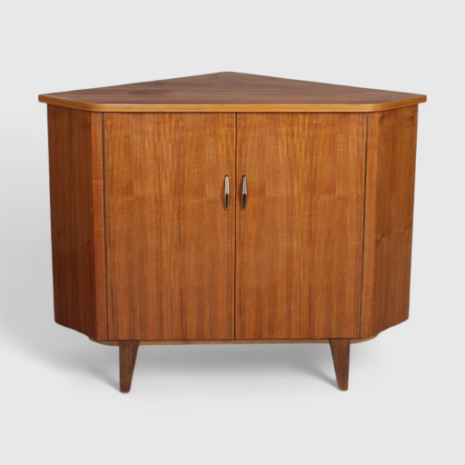 Vintage-Eckschrank, Audio-Möbel - 1960er Jahre