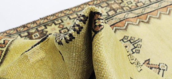 Image 1 of Perserteppich Alter Ghashghai Shiraz Nomaden Teppich 222 X 120 Cm