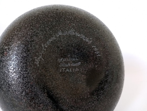 Image 1 of Einzigartig Selten Napoleone Martinuzzi Signiert Art-Deco Vase Venini Murano 1931