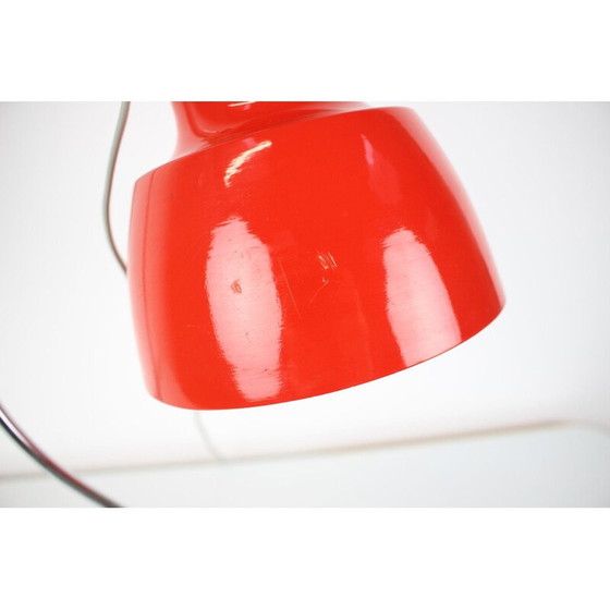 Image 1 of Vintage-Lampe aus Rotguss und Glas von Josef Hůrka für Napako, Tschechoslowakei 1970