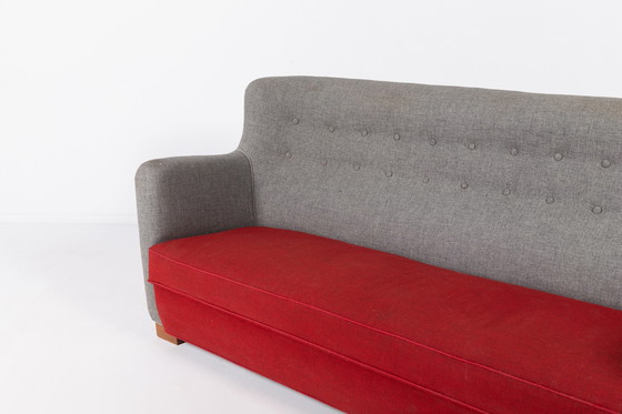 Image 1 of Skulpturales Mid Century Danish Modern Sofa, 1950er Jahre