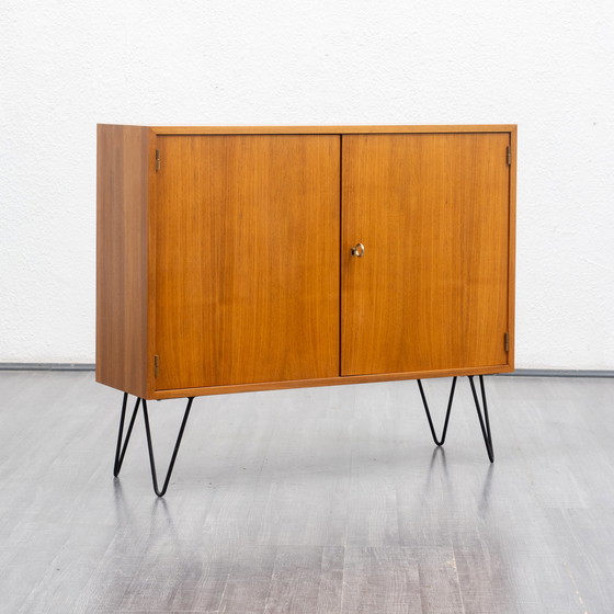 Image 1 of 60er Jahre Kommode Nußbaum, restauriert, 88cm