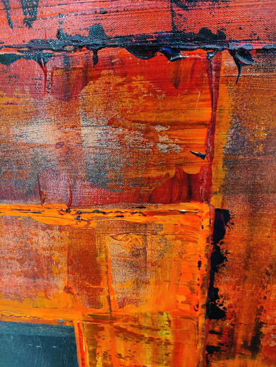 Image 1 of Gemälde 'New York City Stadtplan', 100 cm x 100 cm