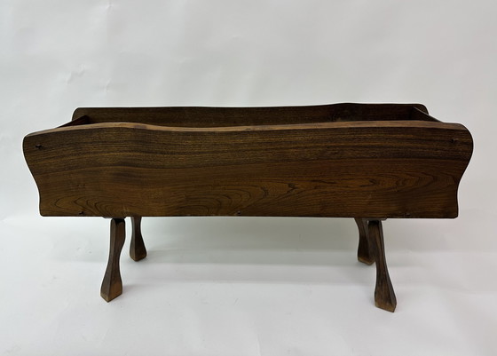 Image 1 of Brutalist Pflanzkübel aus Holz