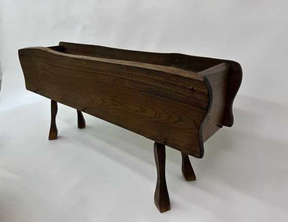 Image 1 of Brutalist Pflanzkübel aus Holz