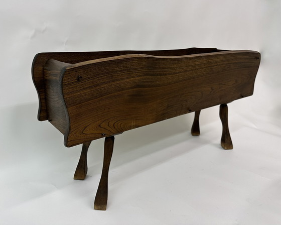 Image 1 of Brutalist Pflanzkübel aus Holz