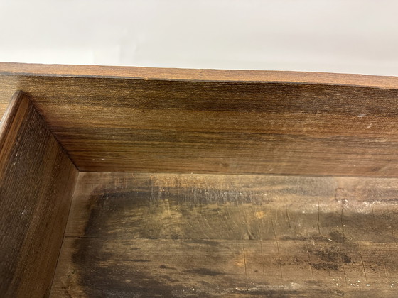 Image 1 of Brutalist Pflanzkübel aus Holz