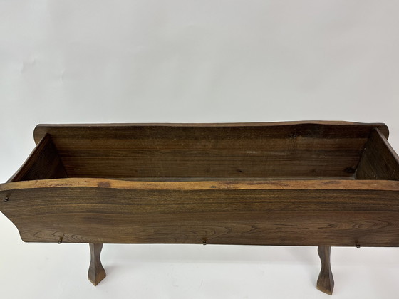 Image 1 of Brutalist Pflanzkübel aus Holz