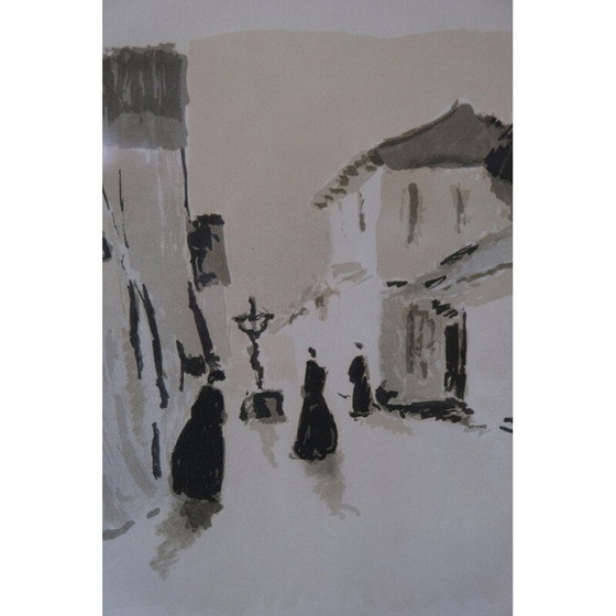 Image 1 of Alte Lithographie von Helge Cardell, Schweden 1960