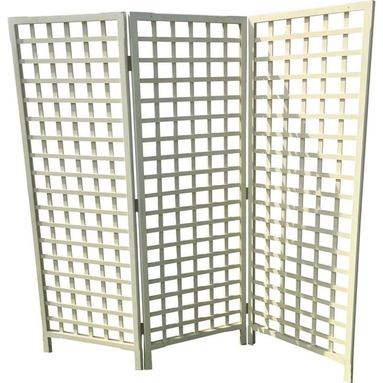 Image 1 of Vintage-Paravent mit 3 Paneelen