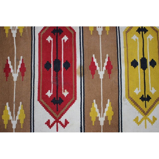 Image 1 of Kelim-Teppich aus Wolle, Tschechoslowakei 1960er Jahre