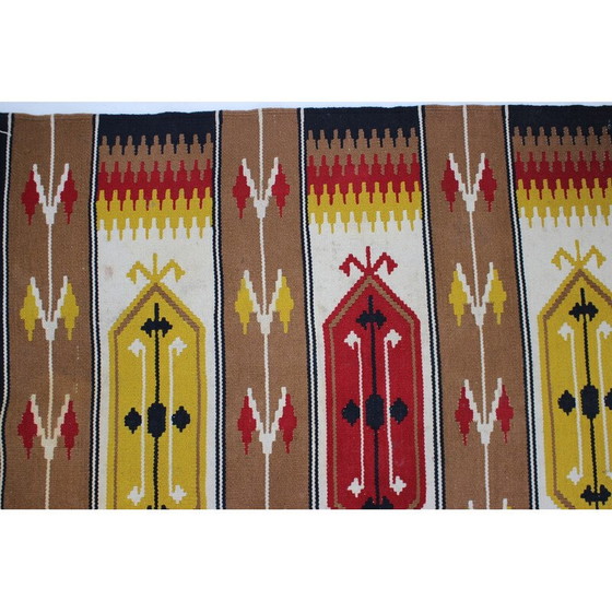 Image 1 of Kelim-Teppich aus Wolle, Tschechoslowakei 1960er Jahre