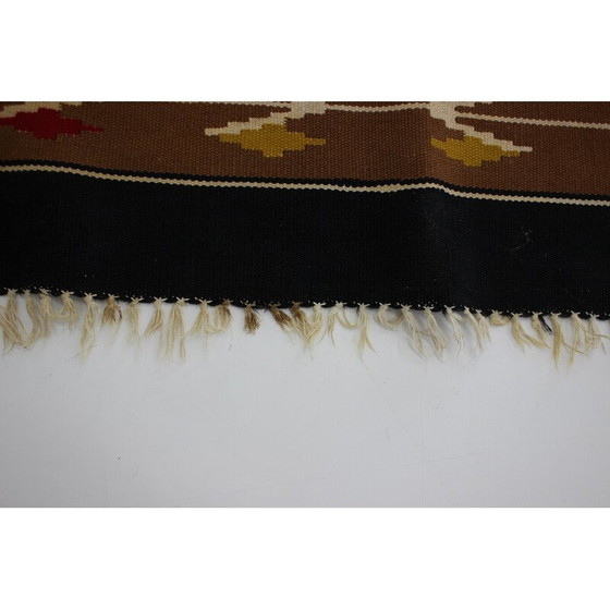 Image 1 of Kelim-Teppich aus Wolle, Tschechoslowakei 1960er Jahre