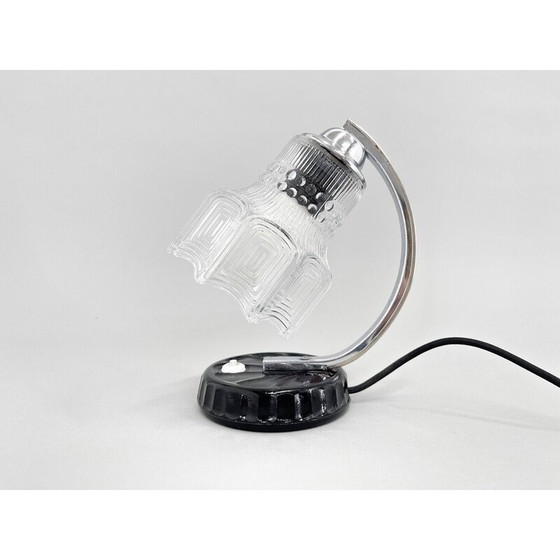 Image 1 of Vintage Tischlampe aus Metall und Keramik, Tschechoslowakei 1960