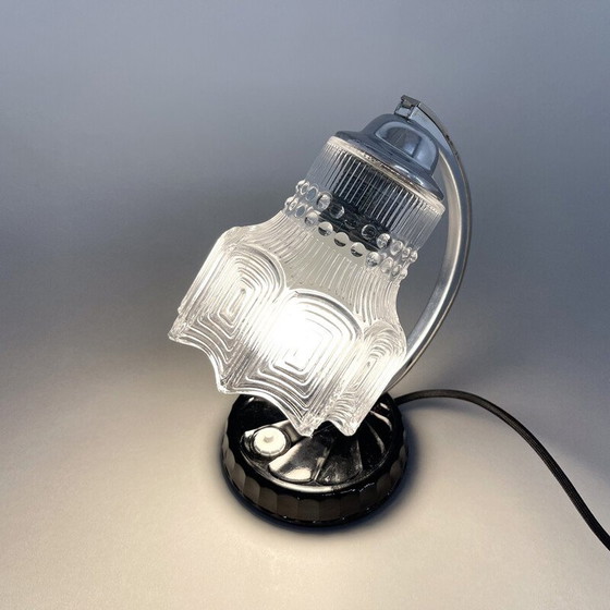 Image 1 of Vintage Tischlampe aus Metall und Keramik, Tschechoslowakei 1960