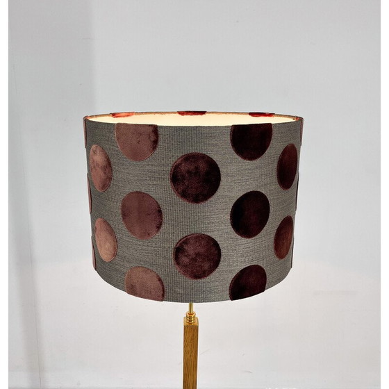 Image 1 of Vintage Stehlampe aus Messing und Holz, Dänemark 1960