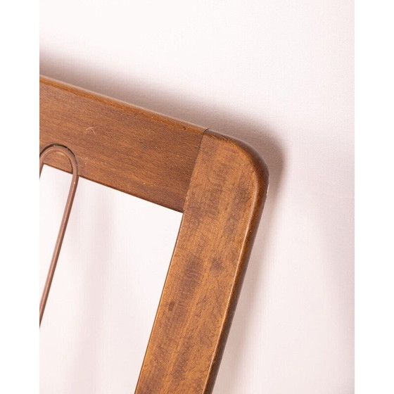 Image 1 of Vintage Sofa in Teakholz und grauem Stoff, Dänemark 1960