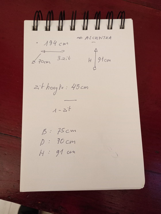 Image 1 of Vintage 3-Sitzer-Sofa, 2x 1-Sitzer. Kauffeld