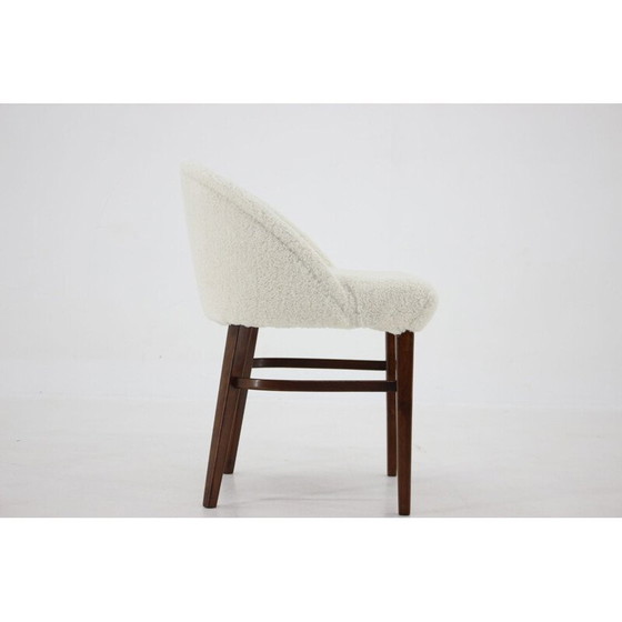 Image 1 of Vintage-Stuhl aus Buchenholz und Schafsleder, Dänemark 1960