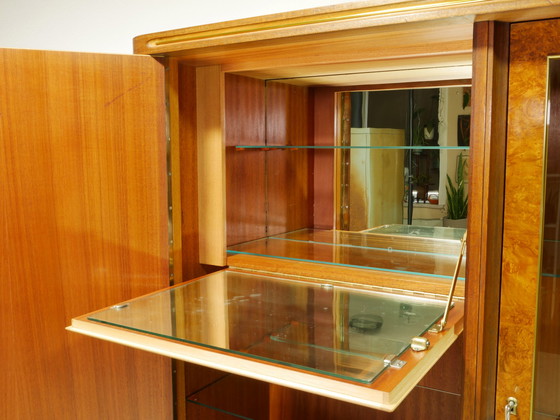 Image 1 of Vintage Highboard /Wohnzimmerschrank mit Bar, 50er Jahre, Germany