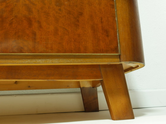 Image 1 of Vintage Highboard /Wohnzimmerschrank mit Bar, 50er Jahre, Germany