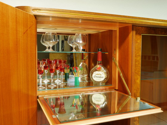 Image 1 of Vintage Highboard /Wohnzimmerschrank mit Bar, 50er Jahre, Germany