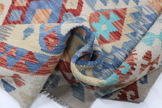 Image 1 of Original Old Style Kelim Afghan 291 X 204 Cm Top Zustand