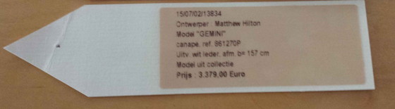 Image 1 of Driade Canape Matthew Hilton Gemini-Sessel