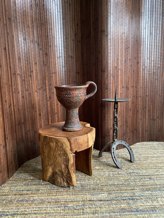 Image 1 of Vinatge brutalistische hohe Vase