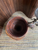 Vinatge brutalistische hohe Vase