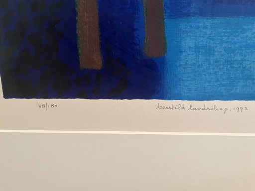 Ton Schulten – Ruhige Landschaft, 1993 Siebdruck