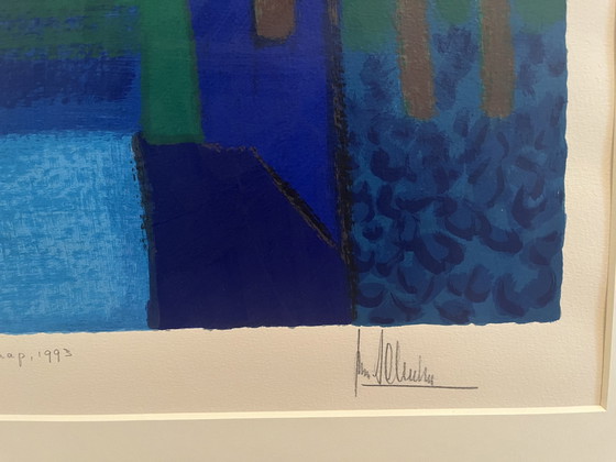 Image 1 of Ton Schulten – Ruhige Landschaft, 1993 Siebdruck