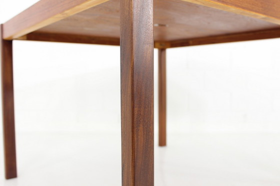 Image 1 of Olli Borg / Jussi Peippo for Asko Finnland, Mid-Century Teak Coffee Table / Couchtisch 