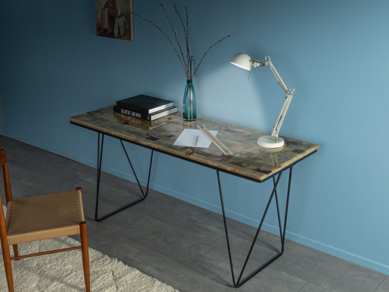 Image 1 of Vintage Schreibtisch aus Onyx