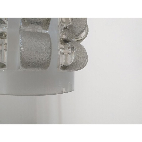 Image 1 of Mid Century Glas Pendelleuchte Italien 1960er Jahre