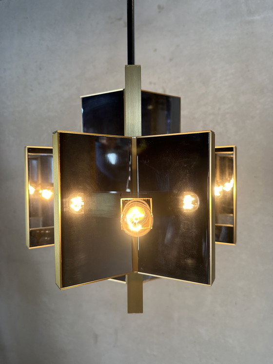 Image 1 of Vintage-Kronleuchter im 'metrischen' Design - Sciolari