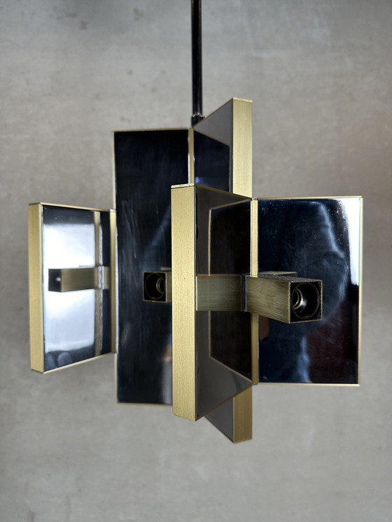 Image 1 of Vintage-Kronleuchter im 'metrischen' Design - Sciolari