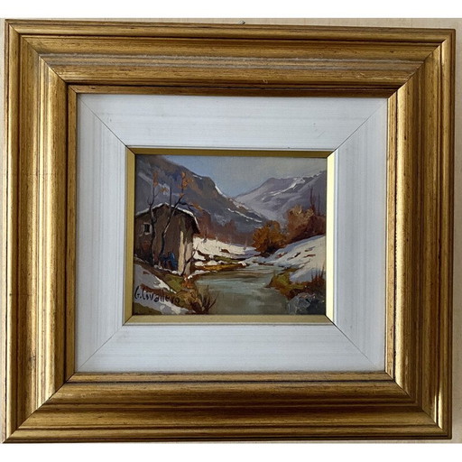 Paar alte Gemälde von Giovanni Civallero