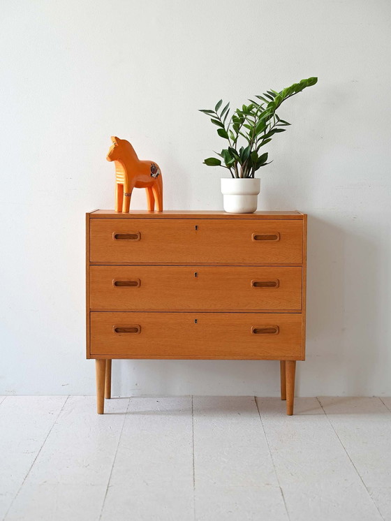 Image 1 of Vintage Kommode mit drei Schubladen