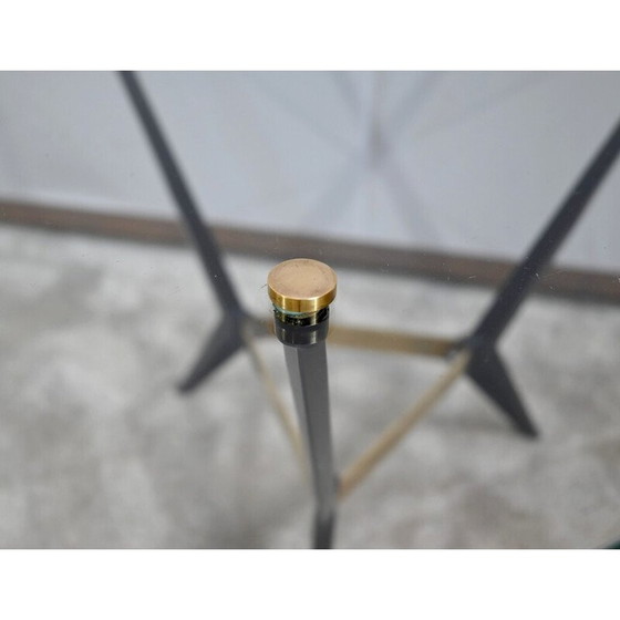 Image 1 of Vintage Couchtisch aus Glas und Metall, 1980