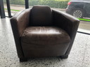 Aviator Sessel Leder braun