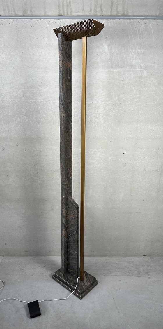 Image 1 of Vintage Stehlampe aus Granit