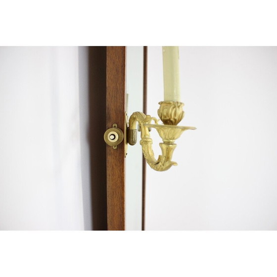 Image 1 of Vintage Spiegel mit Konsole, Tschechoslowakei 1920er Jahre