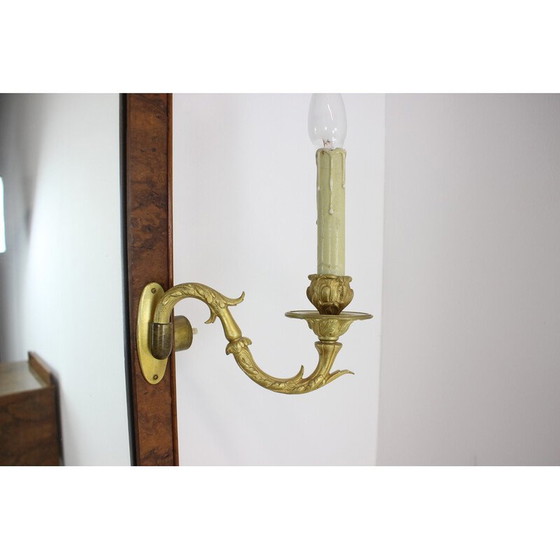 Image 1 of Vintage Spiegel mit Konsole, Tschechoslowakei 1920er Jahre