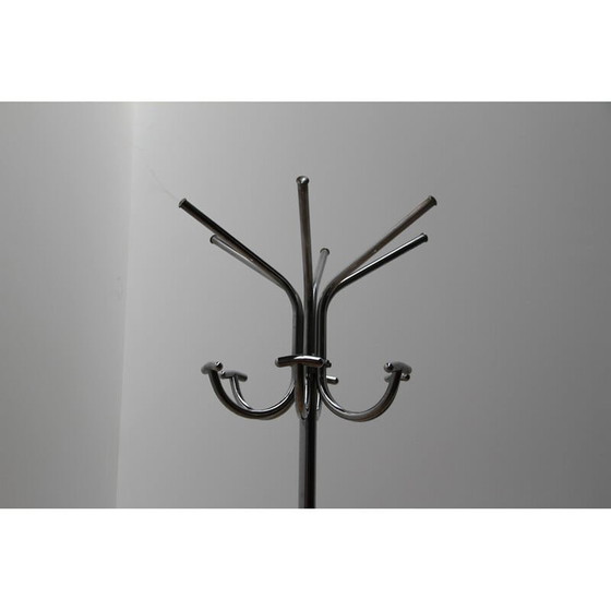 Image 1 of Vintage-Garderobe aus verchromtem Stahl, 1970